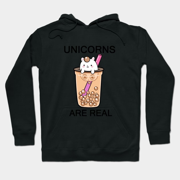 Boba Unicorns Are Real! Hoodie by SirBobalot